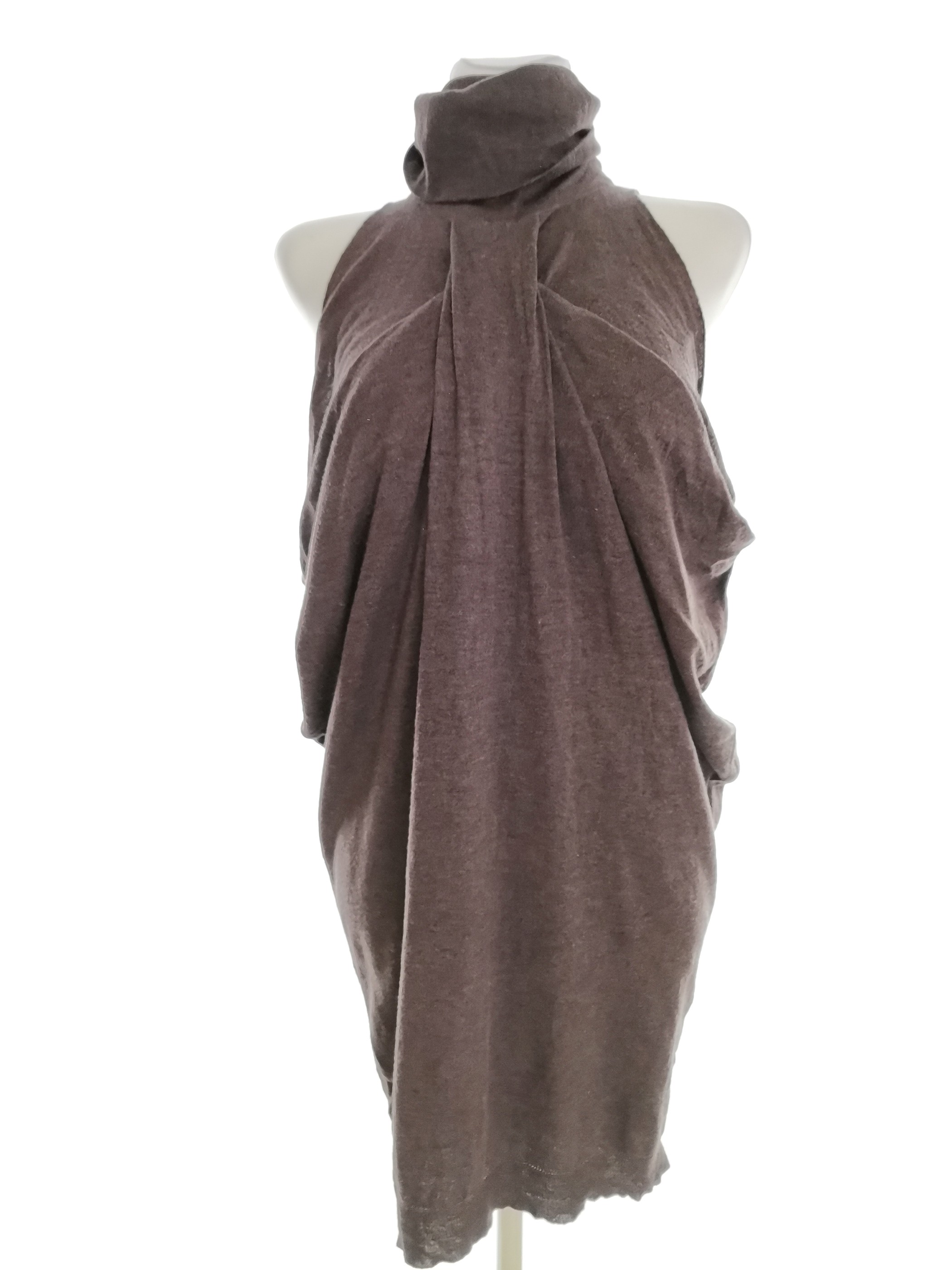 Patrizia pepe Size 1 (36) Lavender Knee-Length Sweater Dress Wool Sleeveless Ov - Picture 1 of 5