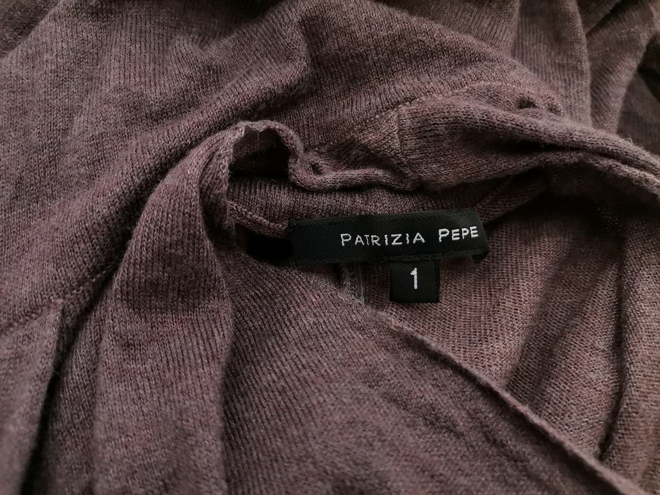 Patrizia pepe Size 1 (36) Lavender Knee-Length Sweater Dress Wool Sleeveless Ov - Picture 4 of 5