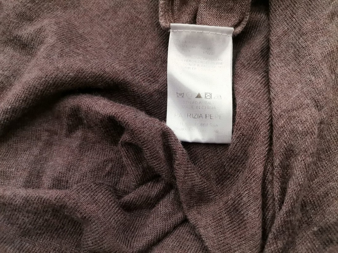 Patrizia pepe Size 1 (36) Lavender Knee-Length Sweater Dress Wool Sleeveless Ov - Picture 5 of 5